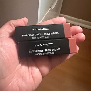 New Mac Lipstick and the colors 316
DEVOTED TO CHILI AND 617
VELVET TEDDY.
